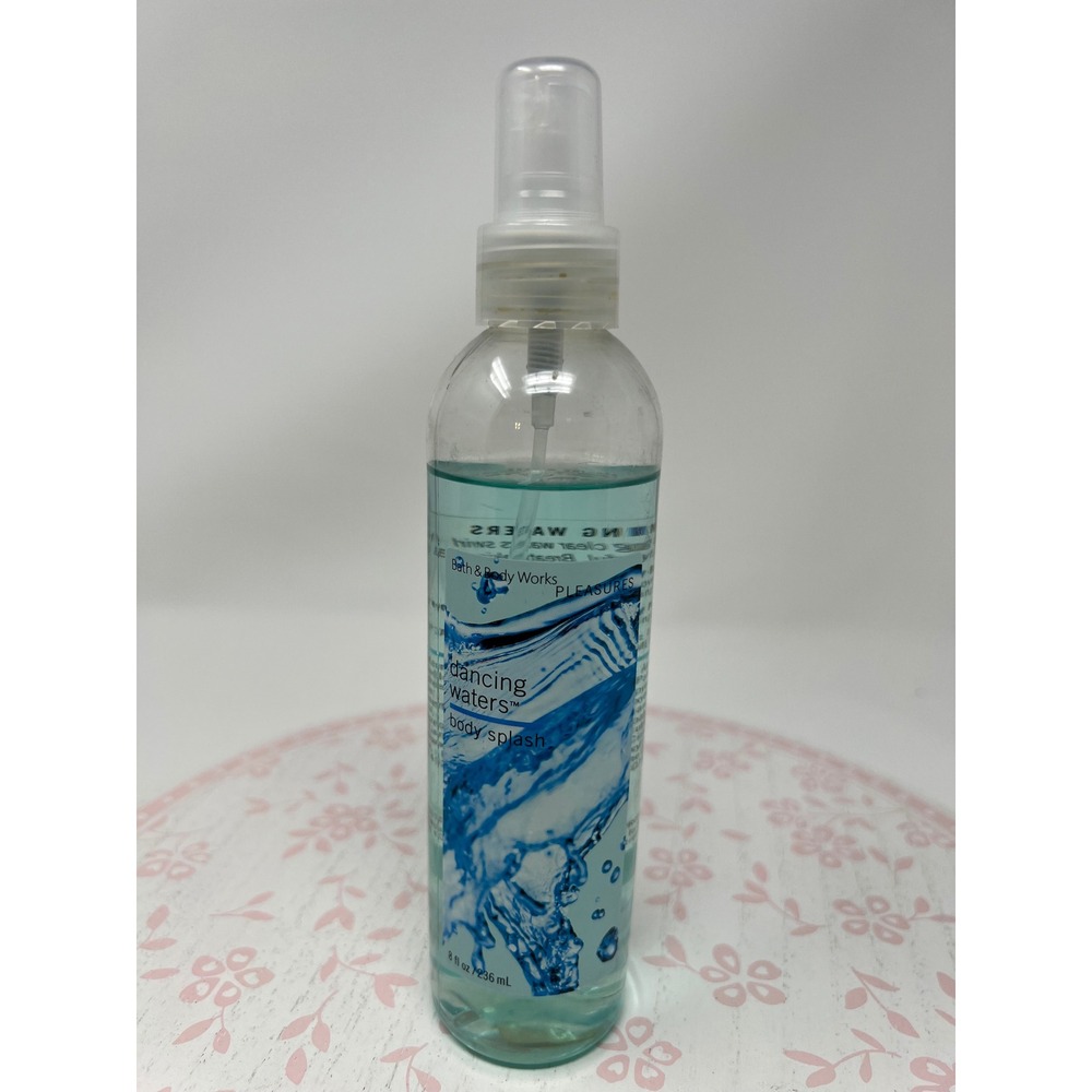 BATH & BODY WORKS Pleasures Dancing Waters Body Splash 8oz Rare Discontinued